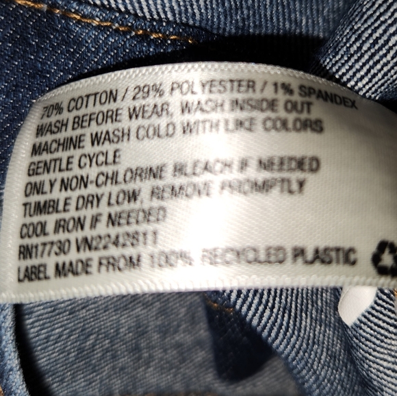 WILD FABLES BRAND DENIM OVERALL DRESS - WOMEN’S SIZE XXL - Picture 4 of 10